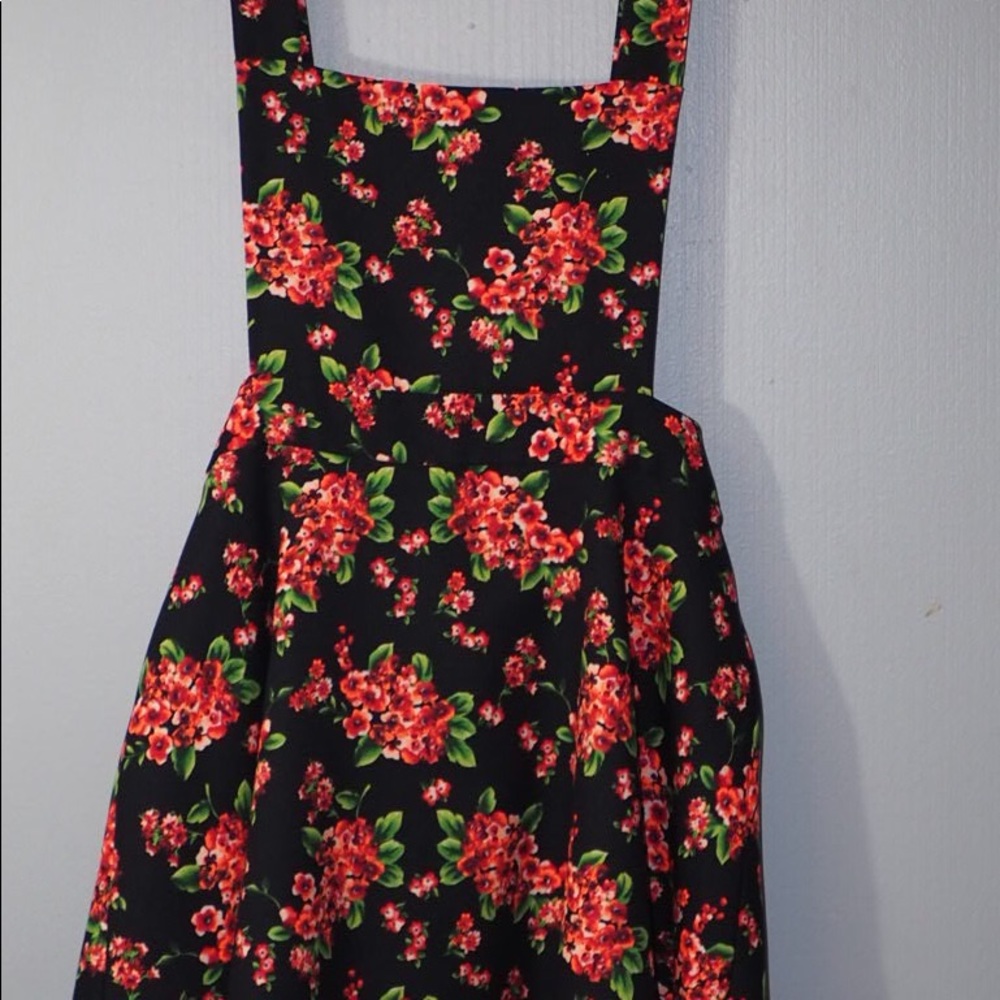Floral Overall Dress